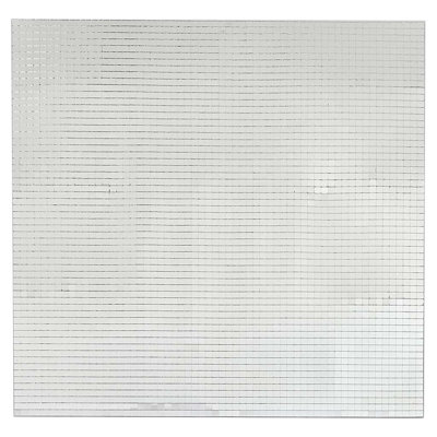 vidaXL Mirror Mosaic Tile Geometric with Mirror Silver Glass Decorative Home