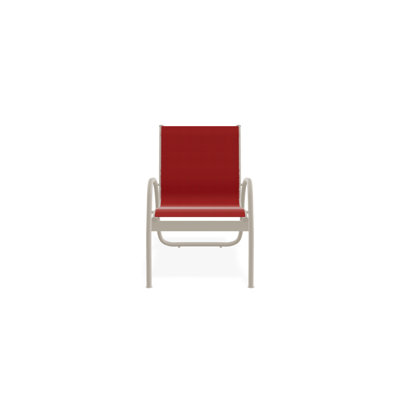 Premium All-Weather Wicker Outdoor Stacking Dining Armchair with Cushion