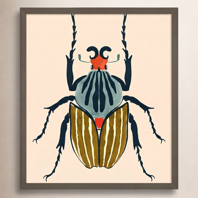 Beetle Bug I Print by Victoria Barnes