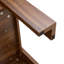 Table de rangement multifonctionnelle en MDF à serrure à combinaison conçue pour les armes à feu et le vin, optimisant l'efficacité de l'espace.