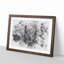 Pine Tree Forest - Picture Frame Painting Print-56851618-56851620