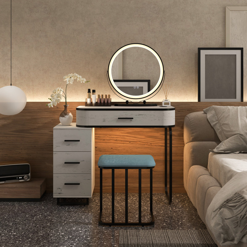 Briceton Dressing Table with Mirror