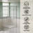 Enclo 36" W X 36" D X 71" H Framed Square Shower Enclosure With 1/4"clear Tempered Glass-130628015
