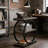 3-Tier Industrial Sofa Side Table with Slim Profile