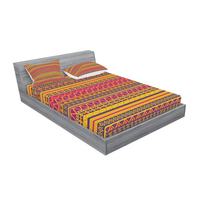 Microfiber Ikat Sheet Set