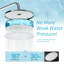 Horow Bathroom Shower Mixer Twin Head Bar Set Round Valve System