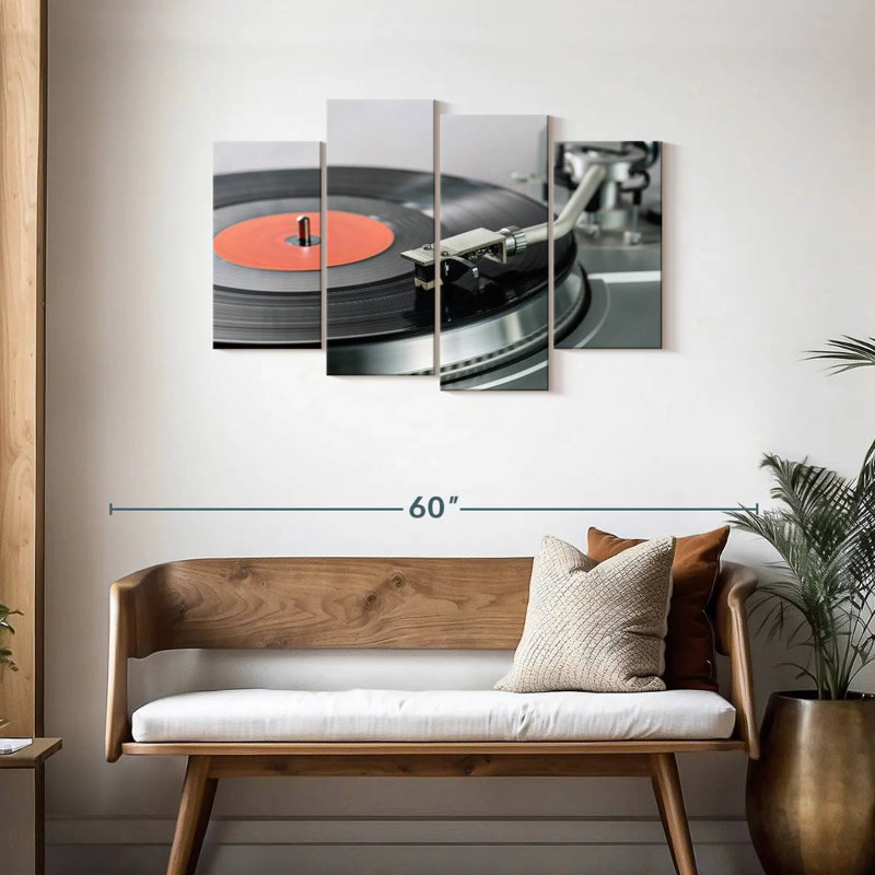 Abarca Vinyl Record Player, 27" H x 43" W