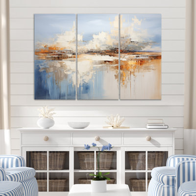 Coastal Ocean Coastal Reflections - Ensemble de décorations murales Paysages