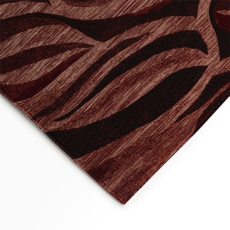 Tapis intérieur et extérieur noir Nature, Rectangulaire 3 pi x 5 pi