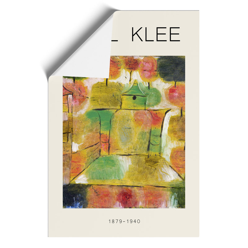 Tree and Architecture Print by Paul Klee - Frameless Print, 30cm H x 21cm Wx 0.1cm D