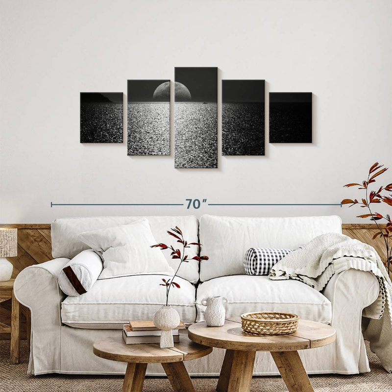 Dark Ocean, 24" H x 55" W