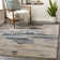 Bartel Abstract Hand-Tufted Navy/Beige Area Rug
