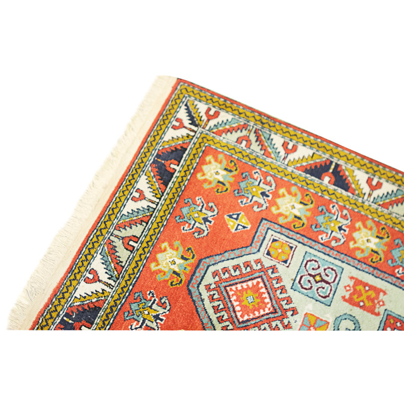 Hand Knotted Wool Area Rug