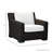 Rustic Wicker Patio Armchair (No Cushions)-20521096