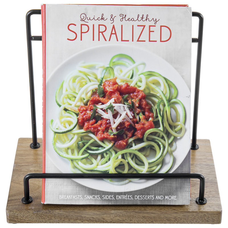 Acacia Wood Counter Top Book Stand
