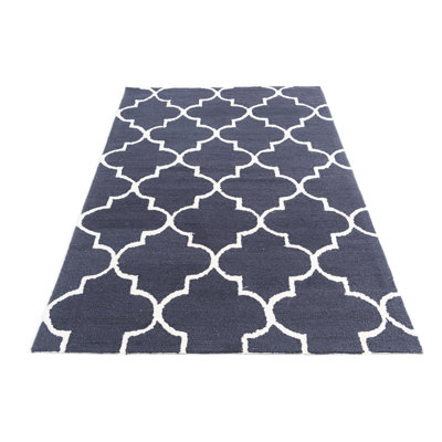 Tapis bleu marine Oberlin