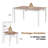 5-piece Wood Dining Table Set-1030375070-1030375137