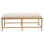 Quad Pod Bench w/Muslin Cushion