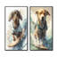 «Dog Surfing», 2 pièces-723819406-723819405