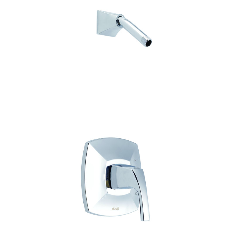 Ensemble de garniture de douche et cartouche treysta moins pomme douche 1h Vaughn, Chrome