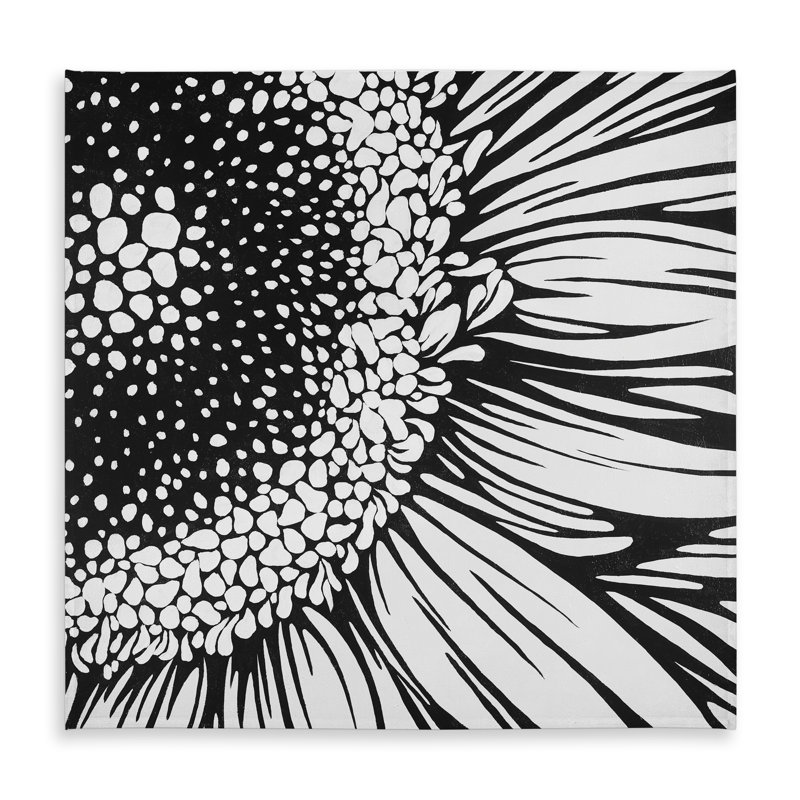 Gerbera Flower Black Tablecloth | Indoor Outdoor Home Decor