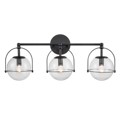 Corby 24'' Wide 3-Light Vanity Light - Matte Black