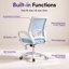 Chaise de bureau ergonomique en filet-106361666-127449466