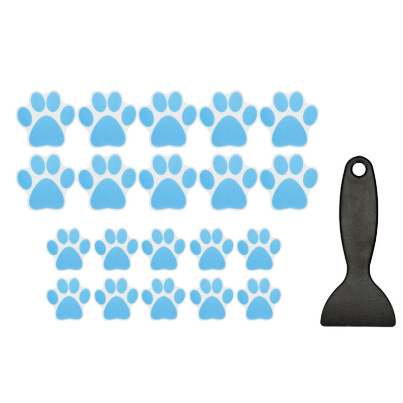 Autocollants de baignoire antidérapants 20 pièces Tapis de douche antidérapants adhésifs avec grattoir pour baignoire de salle de bain