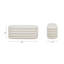 Banc de rangement ovale rembourré Fuji-1645424415
