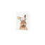 Décoration murale mignonne en toile 16 "x 24" lapin
