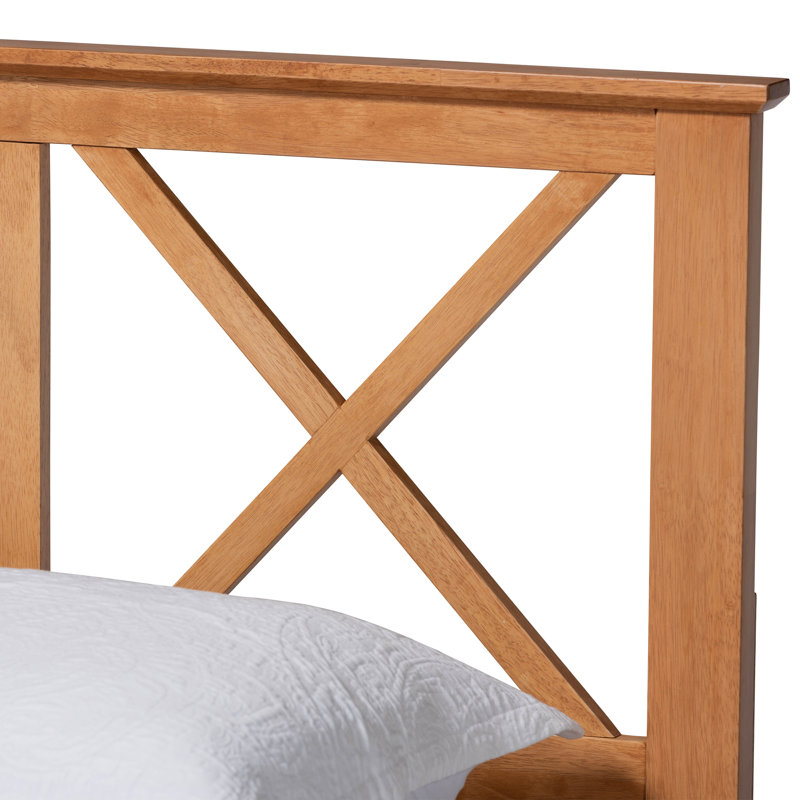 Solid Wood Open-Frame Bed, Queen