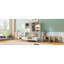 Twin Size White Bed With And Flexible Slats, Space Saving Foldable For Modern Living Areas Top Shelves , Limited Spaces