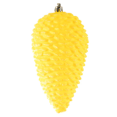 Vickerman Matte Glitter Pinecone Christmas Ornamen 7'' Solid Colour Holiday Shaped Ornament