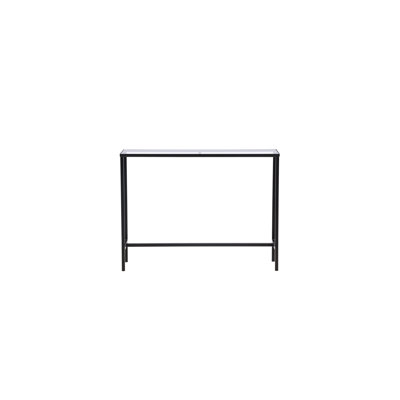 Dipp 30cm Glass Top Console Table
