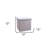 12" Gray Boucle Cube Storage Ottoman