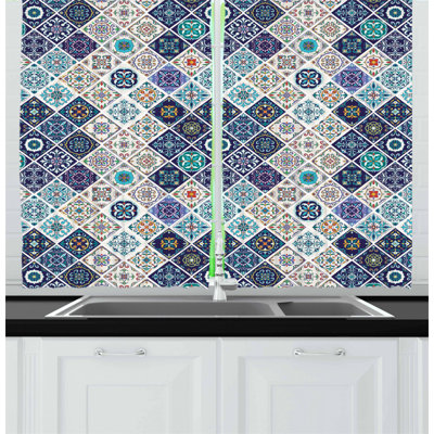 Patchwork Tailored Kitchen Curtain