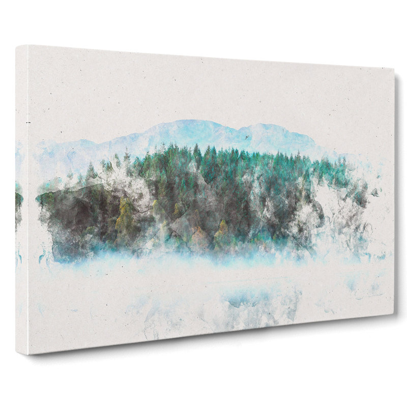 Fir Tree Forest - Wrapped Canvas Print, 50cm H x 76cm W x 3cm D
