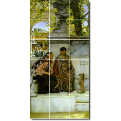 Carreau de céramique décorative 36 po x 72 po 12 po x 12 po