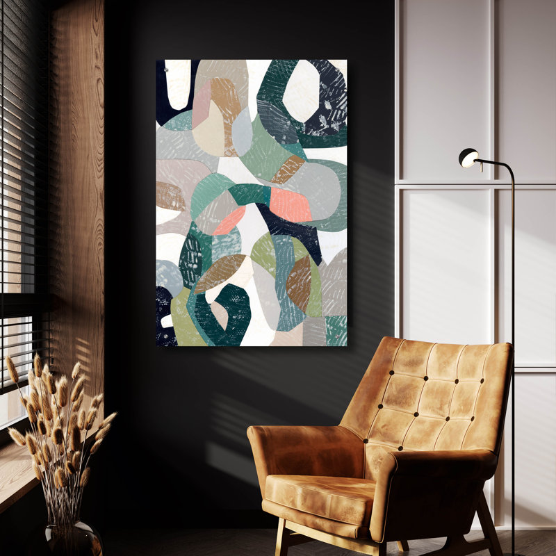  Art mural en verre acrylique, "12" x 16 "" Settle Me Down 2 "par Coco Good, H 36 po x l 24 po x P 0,2 po