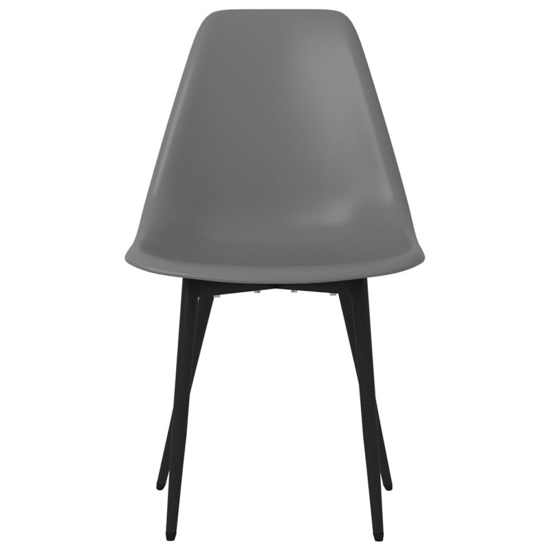 47cm H Side Chair, 6, Grey, Black