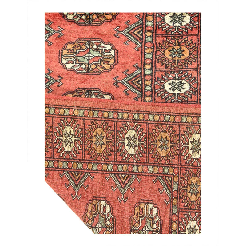 Tapis unique de 2 pi 1 po x 6 pi 1 po rose / beige / olive / noir