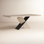 Lannis 79" Solid Oak Cross Leg Dining Table