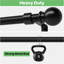 Curtain Pole For Eyelet Curtains 80 To 122 Cm, Small Curtain Rod For Door With Brackets-2053246864
