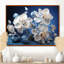 Orchidées blanches et bleues de sérénité - art mural orchidée-97040939-109539078
