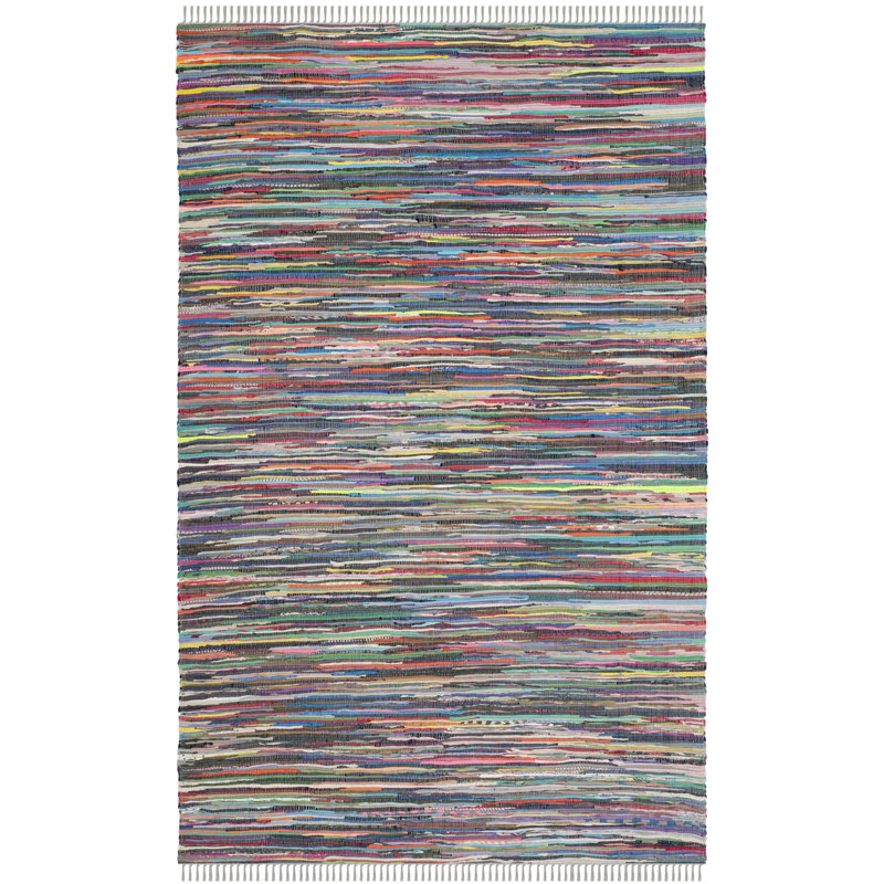 Sue Cotton Hand Woven Area Rug, Rectangle 152 x 244 cm