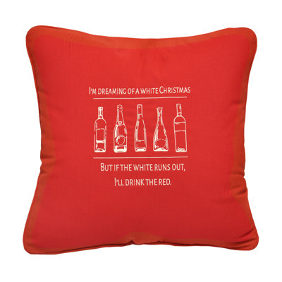 Holiday Pillows White Christmas Sunbrella® Throw Pillow