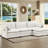 4-Piece Upholstered Sectional-2129971077