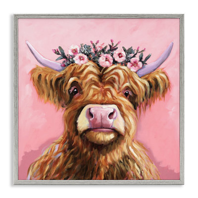 Grace Of The Glen Framed Giclee, design by Lucia Stewart