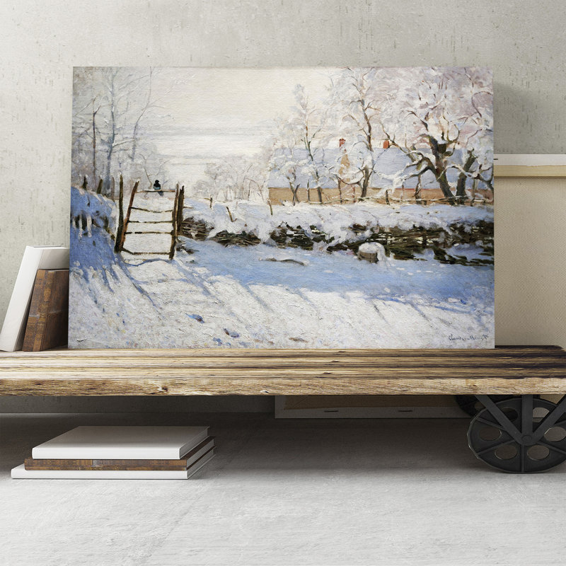 Claude Monet - Wrapped Canvas Painting, 50cm H x 76cm W