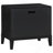 Mason Black 2-Drawer Nightstand